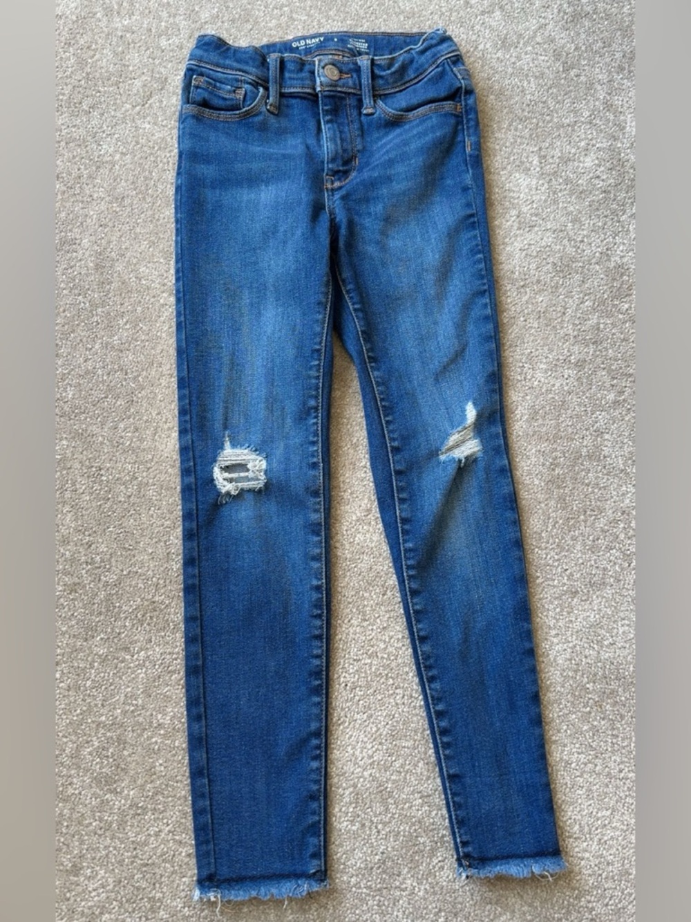 Old Navy Girls Distressed High Rise Skinny Jeans